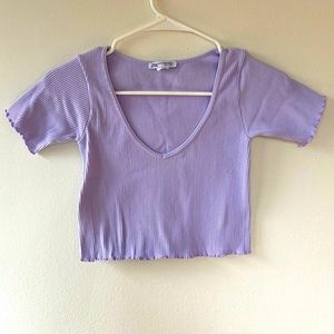 Lilac Zara crop top